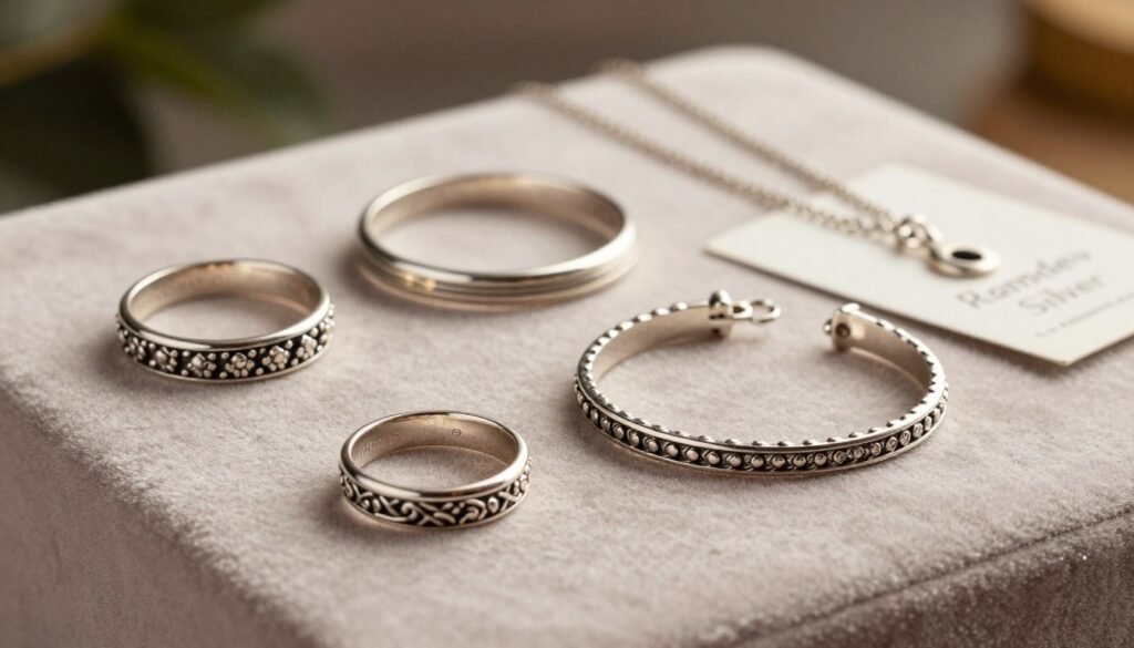 Authentic silver jewelry